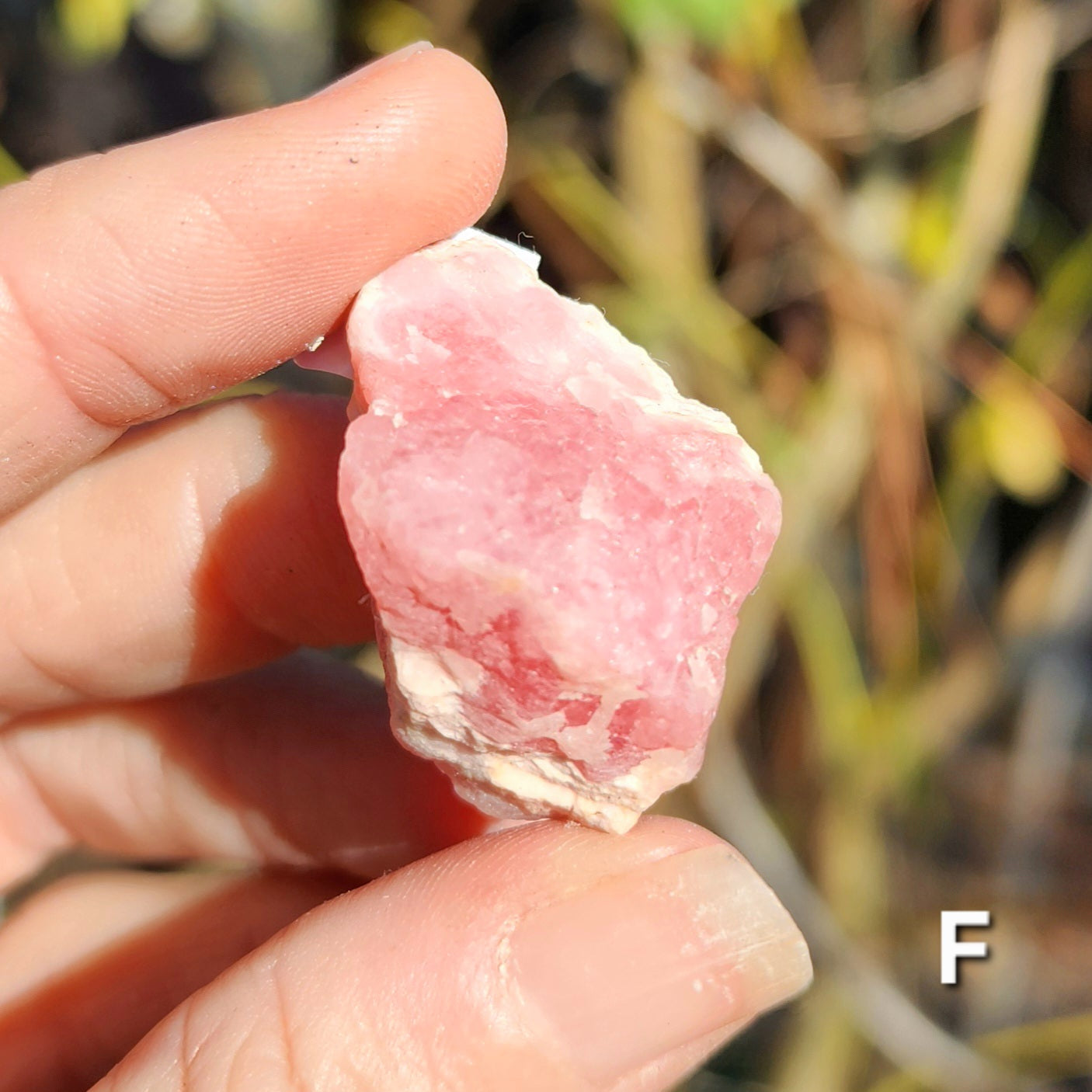 Raw Rhodochrosite