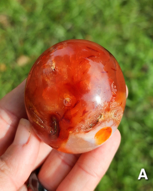Carnelian Palm Stone