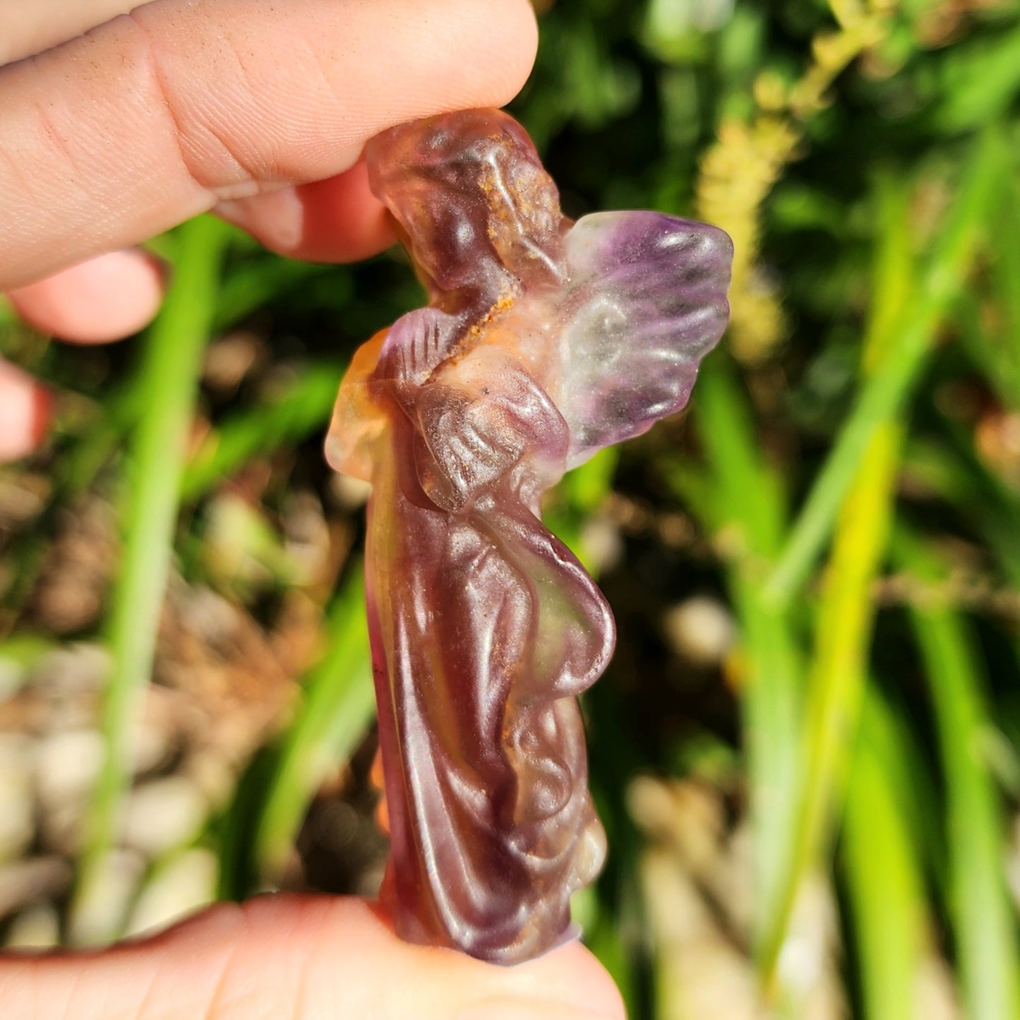 Yellow Fluorite Guardian Angel