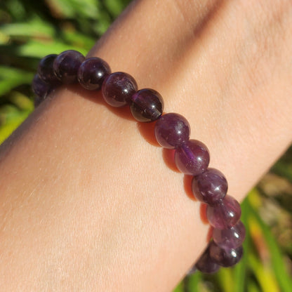 Amethyst Stretchy Bracelet.