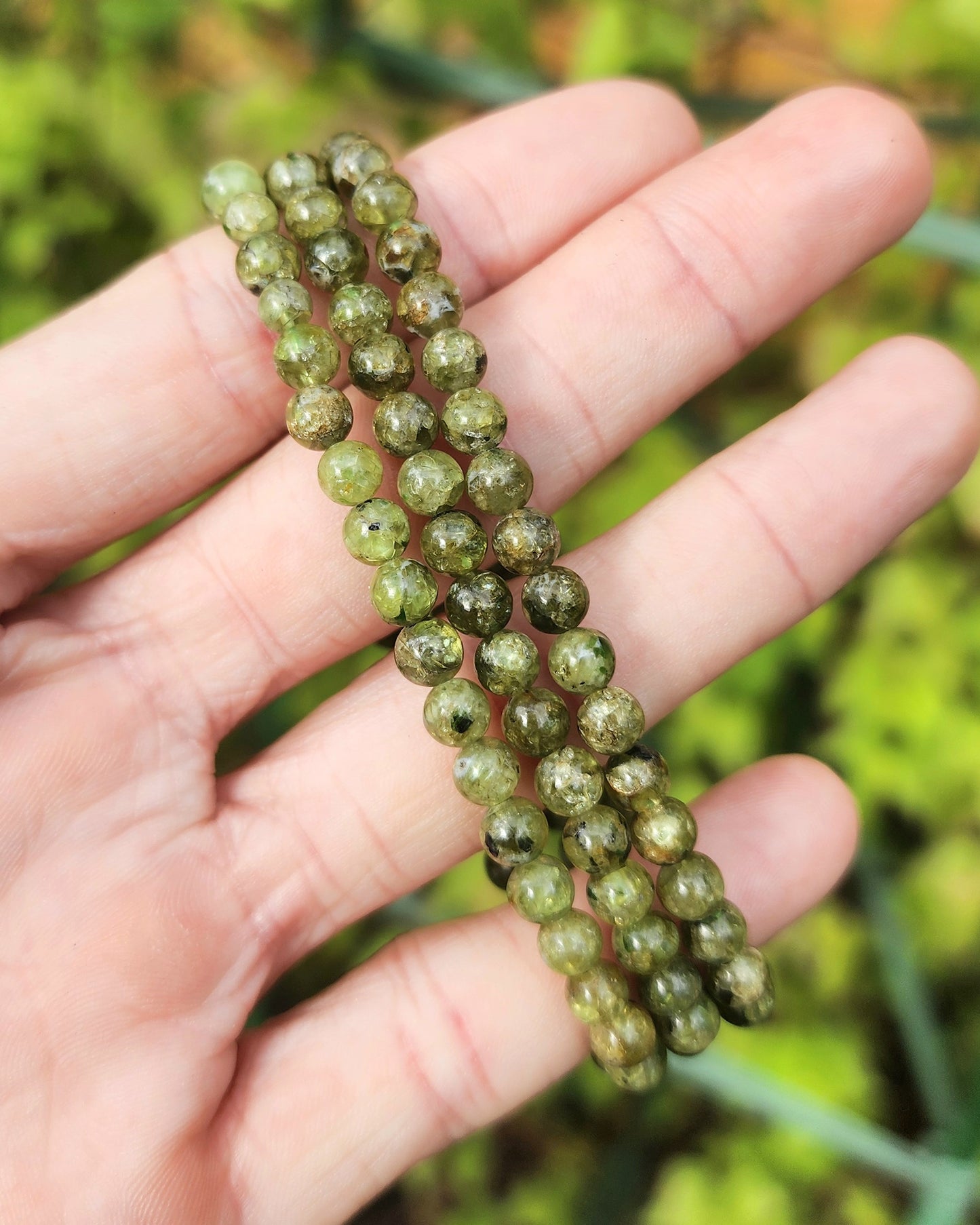 Peridot Stretchy Bracelet