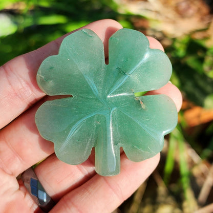 Green Aventurine Four Leaf Clover