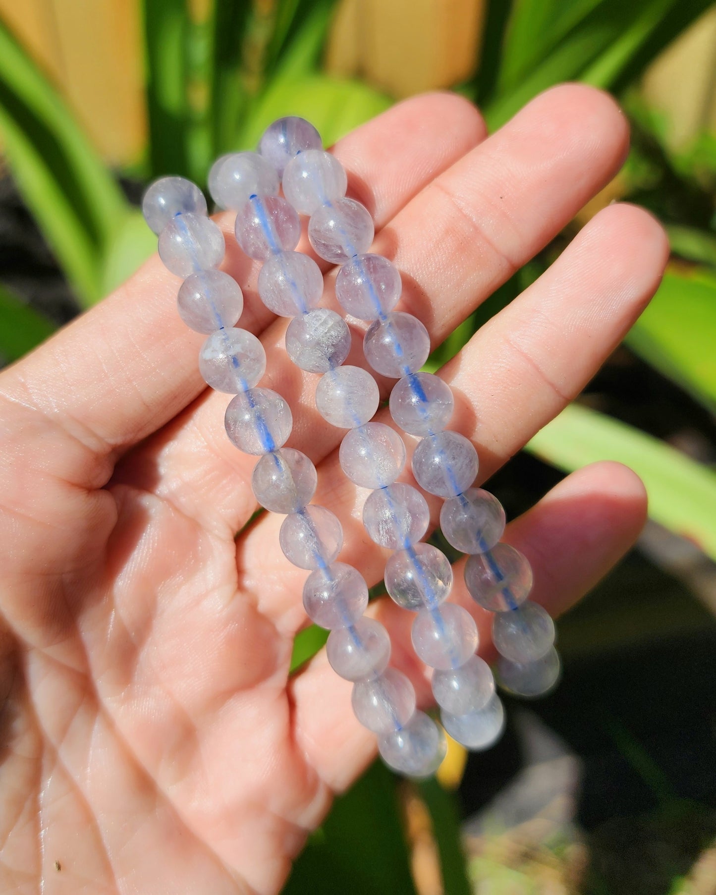 Blue Fluorite Stretchy Bracelet