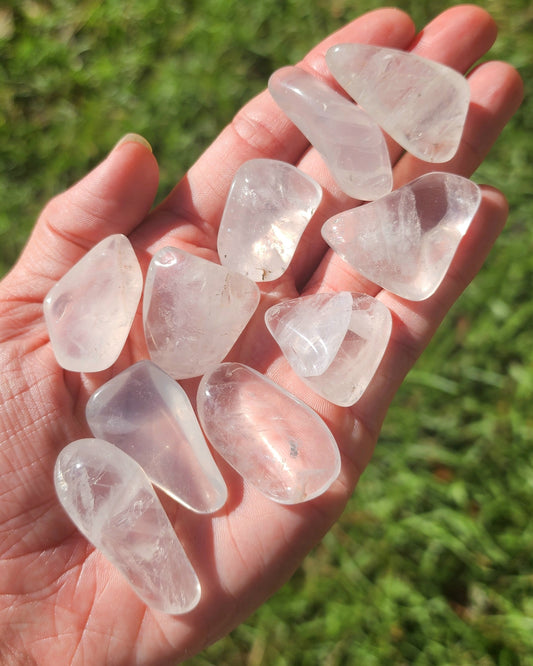 Girasol Moon Quartz Tumble