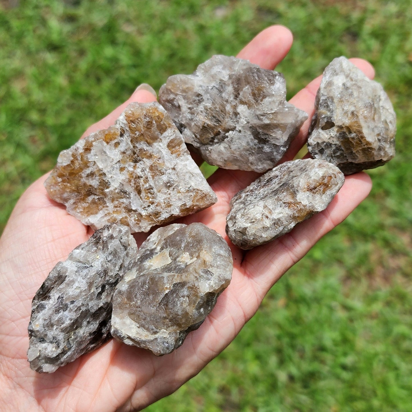 Rough Raw South Carolina Smoky Quartz (Self Collected)