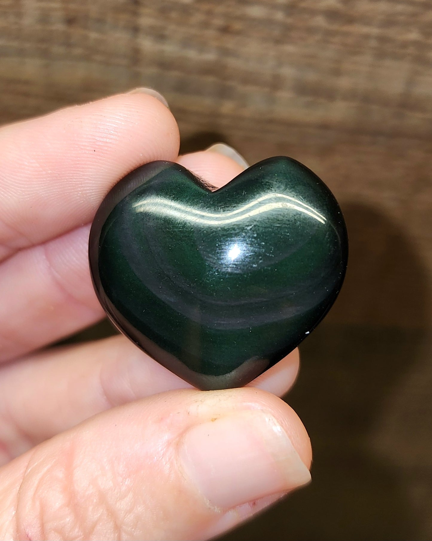 Rainbow Obsidian Small Heart