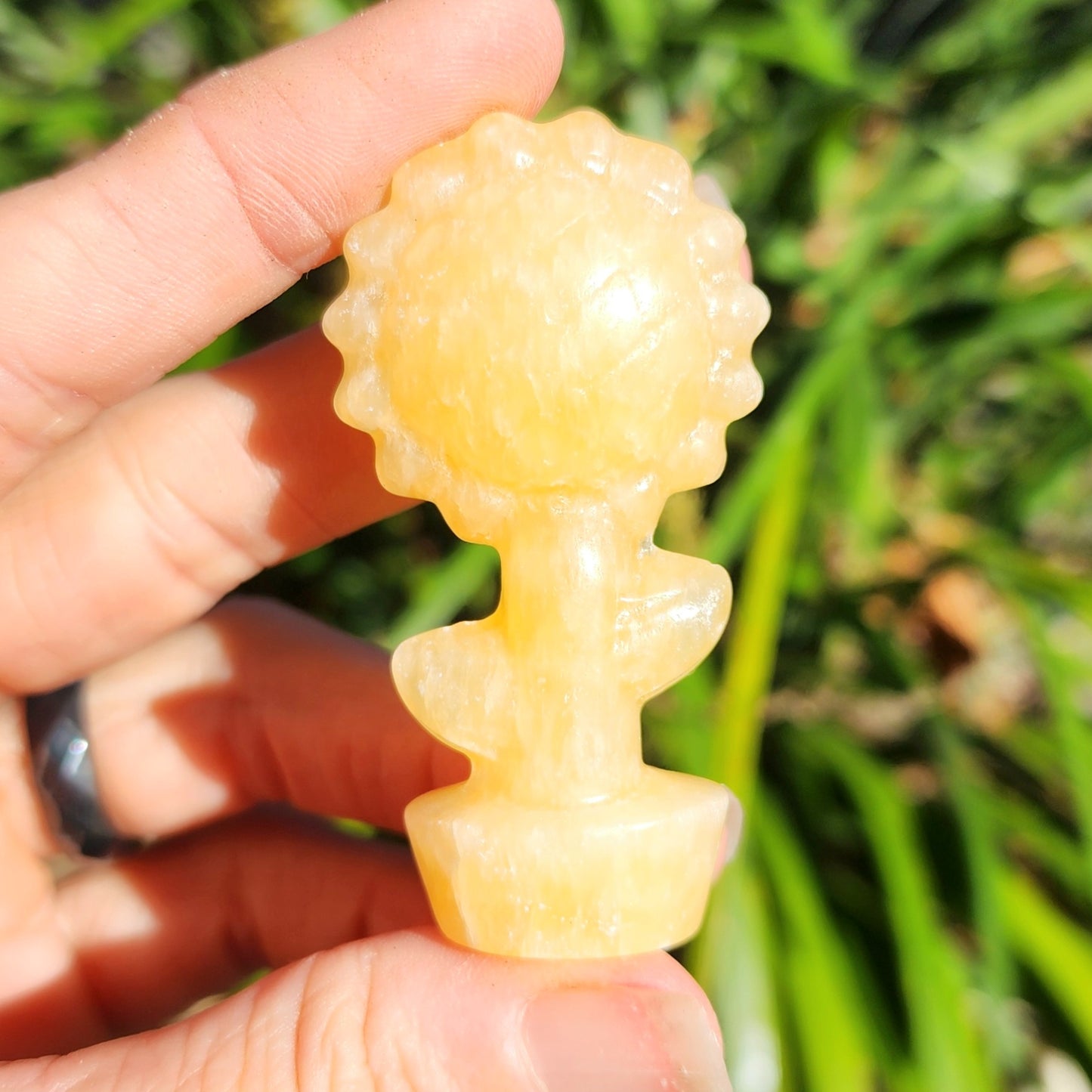 Yellow Calcite Sunflower